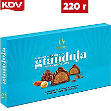 Конфеты ОЗЕРА с тертым фундуком и миндалем 220гр КДВ 1/10
