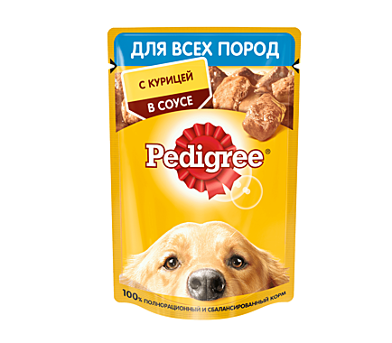 ПЕДИГРИ 85г для взр-лых собак с курицей 1/28