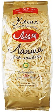 Лапша д/лагмана ЛИЯ Яичная 400гр 1/9