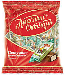 Конфеты 250гр ПЕТУШОК ЗОЛОТОЙ ГРЕБЕШОК 1/10 К/О 