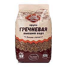 Крупа гречневая АГРОМАСТЕР 400г 1/6 Россия   