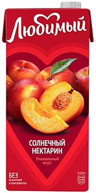 Сок ЛЮБИМЫЙ САД 0,95л Персик нектар1/12  