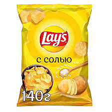 Чипсы ЛЕЙЗ 140г С солью 1/19