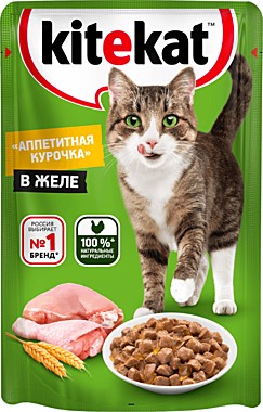 КИТИКЕТ 85г Желе Курица 1/24/28