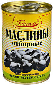 Маслины Барко 314мл отборные б/к 1/12   