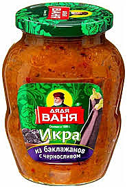 Икра из баклажан. с черносливом Дядя Ваня 350гр с/б 1/12