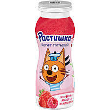Йогурт РАСТИШКА Питьевой 90г клубн./мал./земл. 1/4