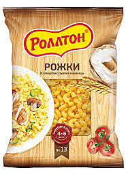Мак.изд. РОЛЛТОН 400гр Рожки  1/16