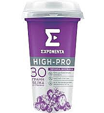 Напиток EXPONENTA High-pro 250мл Черника/земляника 1/12