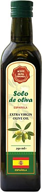 Масло оливковое SOLO DE OLIVA нераф. с/б 500мл 1/12 