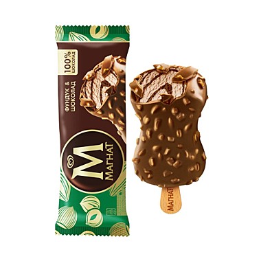 Мороженое МАГНАТ фундук+шоколад  70гр 1/24