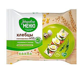 Хлебцы ЗДОРОВОЕ МЕНЮ 90гр многозерновые 1/20 