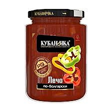 Лечо КУБАНОЧКА 720гр по-Болгарски 1/8 ст/б