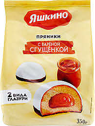 Пряники фас. ЯШКИНО Варен.сгущенка 350гр 1/8
