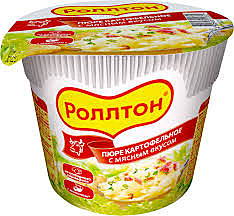 РОЛЛТОН Картоф.пюре 40гр Мясо 1/24 