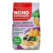 Хлопья ЯСНО СОЛНЫШКО 300гр овсяные Абрикос/чернослив  1/8 