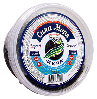 Икра Сила моря черная 450 гр. п/б аналог 1/8