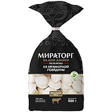 Пельмени МИРАТОРГ 800гр из мрам/говядины 1/8   