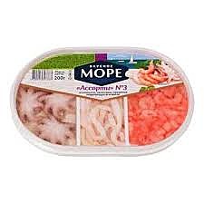 Коктейль из морепродуктов ВКУСНОЕ МОРЕ Ассорти №3 200гр