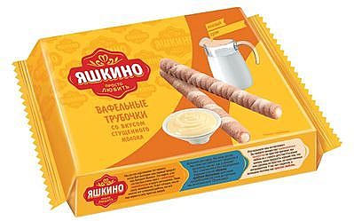 Ваф.трубочки ЯШКИНО сгущ/молоко 190гр 1/24 