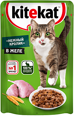 КИТИКЕТ 85г Желе Кролик 1/24/28