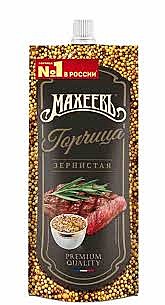 Горчица МАХЕЕВ  Зернистая 140гр д/п  1/18