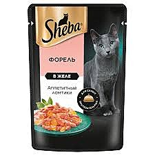 ШЕБА 75г м/у форель желе 1/28
