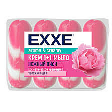 Мыло EXXE Нежный пион 1+1 90г 1/6