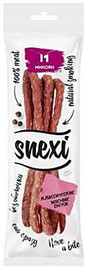 Колбаски SNEXI 100гр. Классические Микоян 1/10