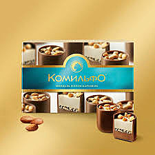 Конфеты КОМИЛЬФО 116г фисташки 1/10