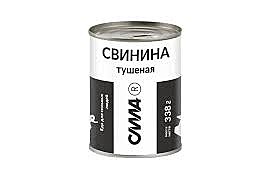 Свинина туш. Бийск 338гр в/с ГОСТ ж/б 1/24