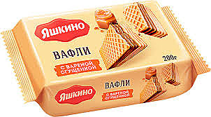 Вафли фас. ЯШКИНО вар.сгущ 200гр 1/24 КДВ 