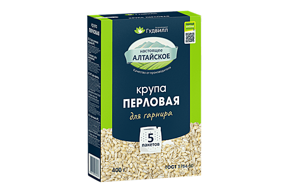 Крупа перловая ГУДВИЛЛ 5*80 1/9