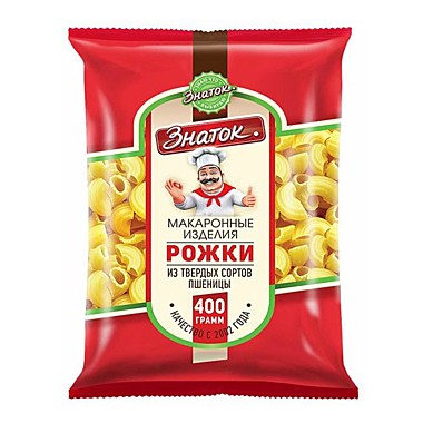 Мак.изд. ЗНАТОК 400гр Рожки 1/28