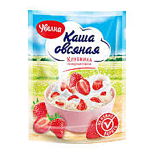 Каша УВЕЛКА овсяная 40г с клубника/сливки  1/20