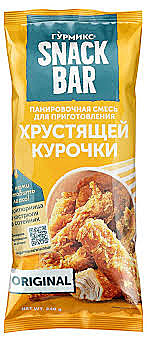 Смесь SNACK BAR панировочная д/хруст.курочки 240гр 1/8 Гурмикс 