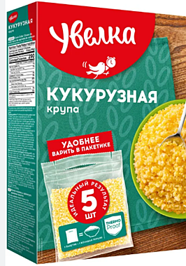 УВЕЛКА Крупа кукурузная 5*80г 1/6      