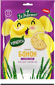 Хлебцы КОРНЕРСЫ (158203) 30гр Банан JK 1/36  