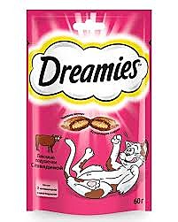 DREAMIES 60г лакомства с говядиной 1/6