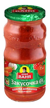 Аджика Дядя Ваня  460гр Закусочка по-аджарски  1/8  