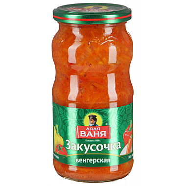 Закусочка Дядя Ваня 460гр Венгерская  1/8 