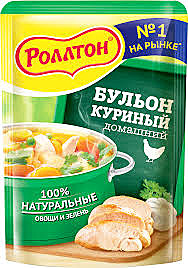 РОЛЛТОН  Бульон Куриный с овощами и пряностями 100гр. 1/24