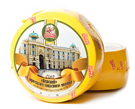 Сыр ВЕНСКИЙ  Топл.молоко 45% (Беларусь)   