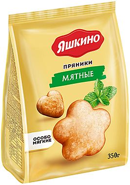 Пряники фас. ЯШКИНО Мятные 350гр 1/8 