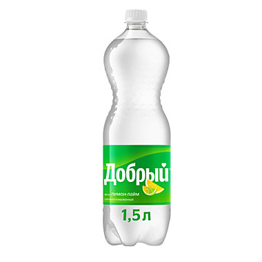Газ.напиток ДОБРЫЙ 1,5л. Лимон лайм 1/9