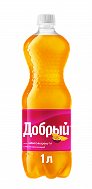 Газ.напиток ДОБРЫЙ 1л. Манго маракуйя 1/12
