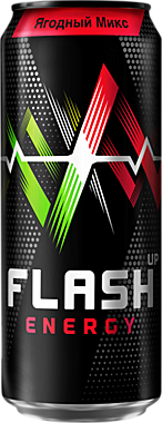 Энерг.напиток FLASH UP 0,45л Ягодный микс ж/б 1/24  