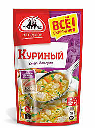 ТРАПЕЗА Смесь на первое КУРИНЫЙ 115гр 1/18