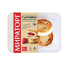 Сырники ВИШНЕВОЙ НАЧИНКОЙ 280г 1/4 Мираторг