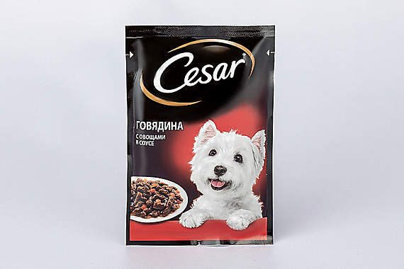 CESAR 85г говядина с овощами 1/28  